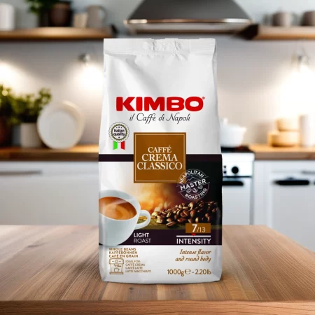 Káva KIMBO Espresso Classico Crema - Zrnková káva 1000 g